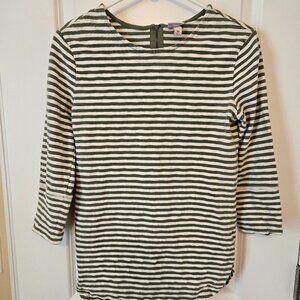 Merona 3/4 sleeve striped shirt